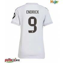 Camiseta Real Madrid Endrick #9 Primera Equipación para mujer 2025-26 manga corta